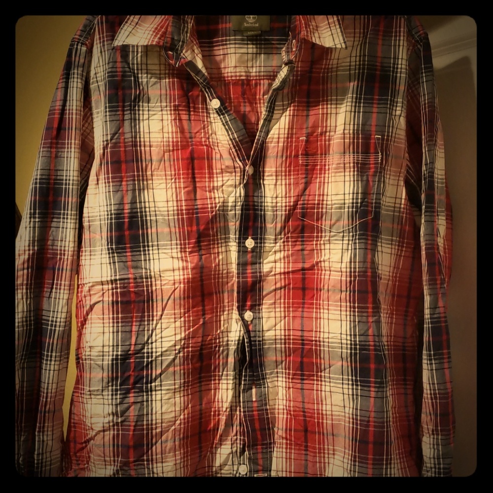 EUC. Timberland polo button down